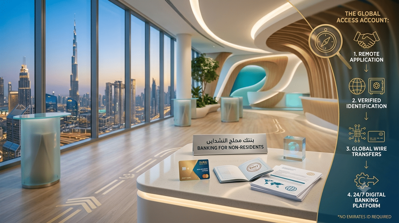 Open a UAE Bank Account Without Residency: 9 Easy Steps
