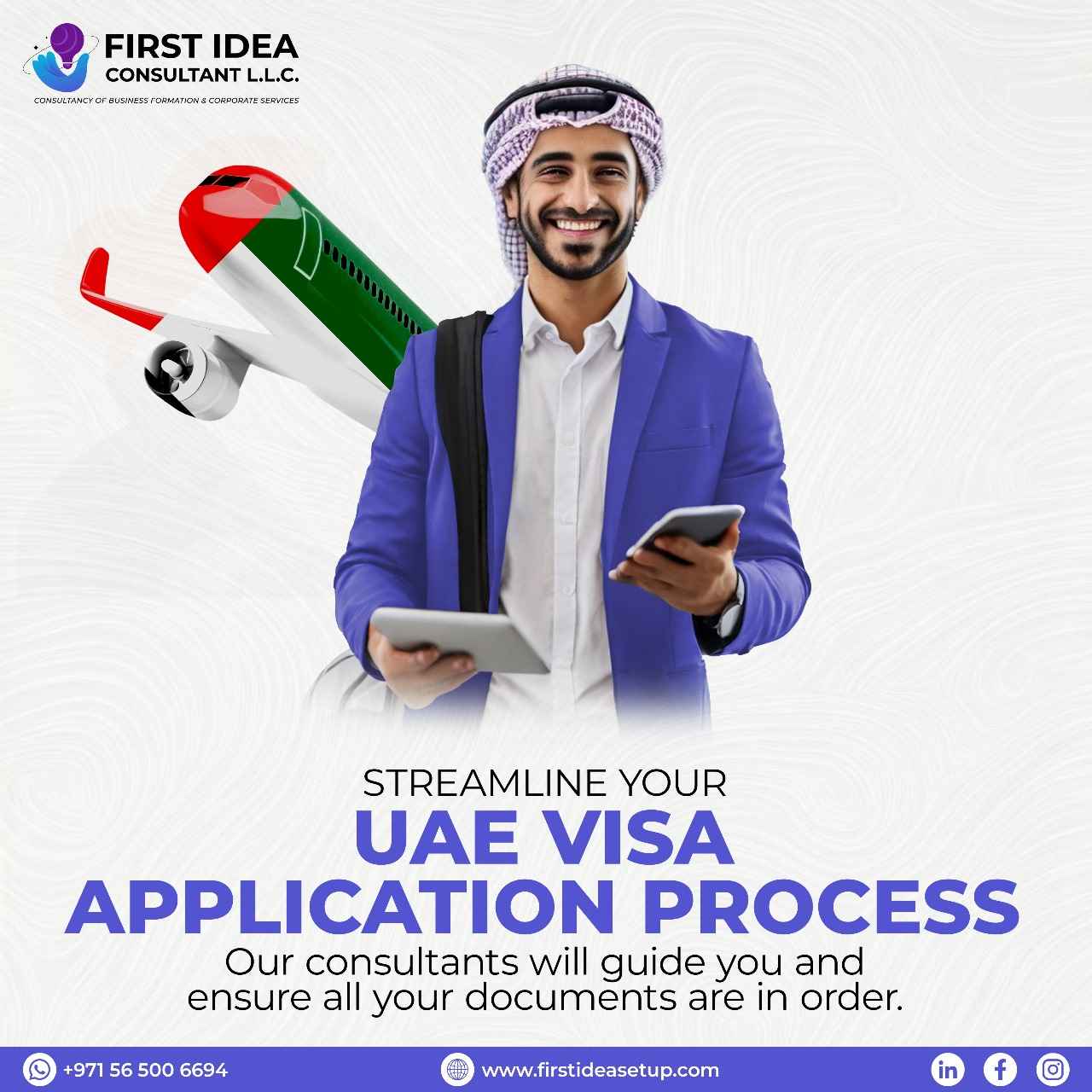 dubai residence visa process by professional consultancy services provider